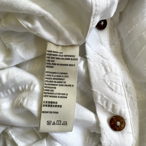 Free People Tunic Top - Creamy White - Size XS - Picture 5 of 6